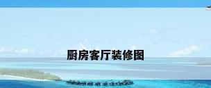 厨房客厅装修图