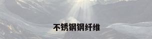 不锈钢钢纤维
