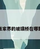 张家界的玻璃桥在哪里