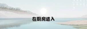 在厨房进入