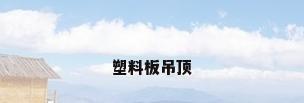 塑料板吊顶
