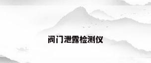 阀门泄露检测仪