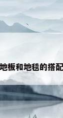 地板和地毯的搭配