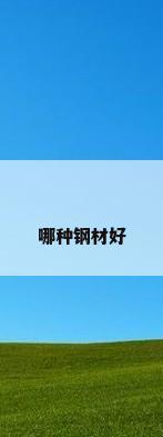 哪种钢材好