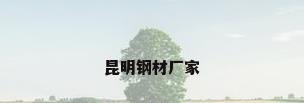 昆明钢材厂家