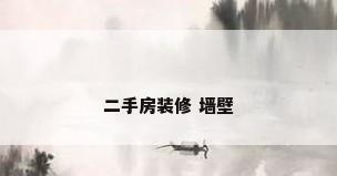 二手房装修 墙壁