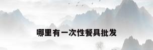 哪里有一次性餐具批发