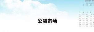 公装市场