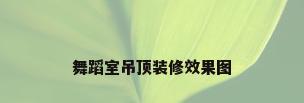 舞蹈室吊顶装修效果图