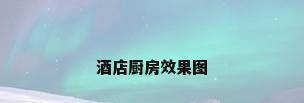 酒店厨房效果图