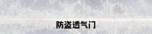 防盗透气门