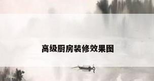 高级厨房装修效果图