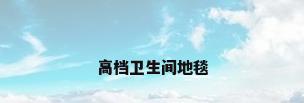 高档卫生间地毯