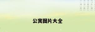 公寓图片大全