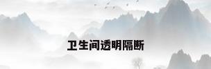 卫生间透明隔断