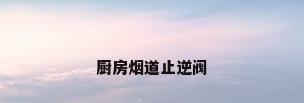 厨房烟道止逆阀