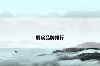 厨房品牌排行