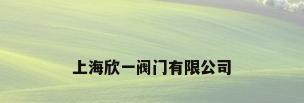 上海欣一阀门有限公司