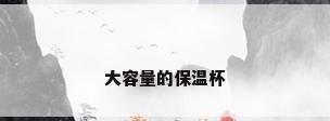 大容量的保温杯