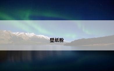 壁纸粉
