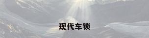 现代车锁