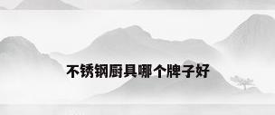 不锈钢厨具哪个牌子好
