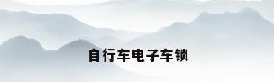 自行车电子车锁