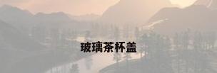 玻璃茶杯盖