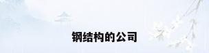 钢结构的公司