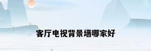 客厅电视背景墙哪家好