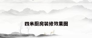 四米厨房装修效果图