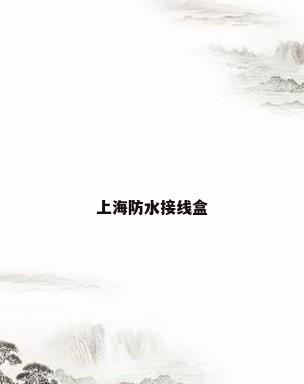 上海防水接线盒