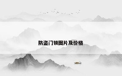 防盗门锁图片及价格