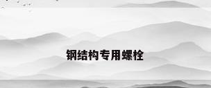 钢结构专用螺栓