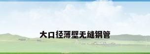 大口径薄壁无缝钢管