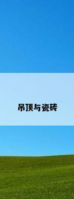吊顶与瓷砖
