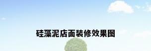 硅藻泥店面装修效果图