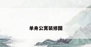单身公寓装修图