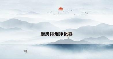 厨房排烟净化器