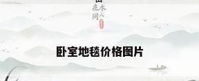 卧室地毯价格图片