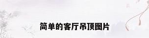 简单的客厅吊顶图片
