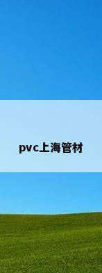 pvc上海管材