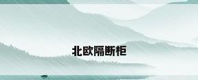 北欧隔断柜