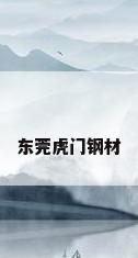东莞虎门钢材
