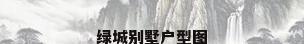 绿城别墅户型图