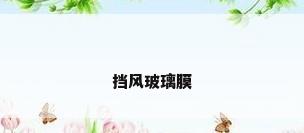 挡风玻璃膜