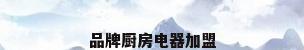 品牌厨房电器加盟