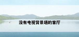 没有电视背景墙的客厅