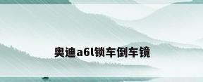 奥迪a6l锁车倒车镜