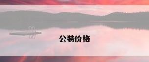 公装价格